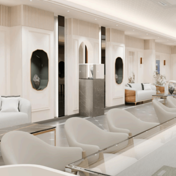 Circular Highlighted Jewellery Store View