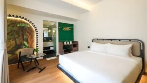 Luxury Arabian-style bedroom interior