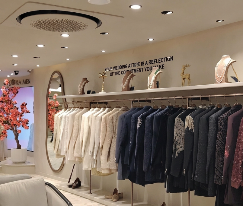 Kora by NM retail store interior designed by Atmosphere